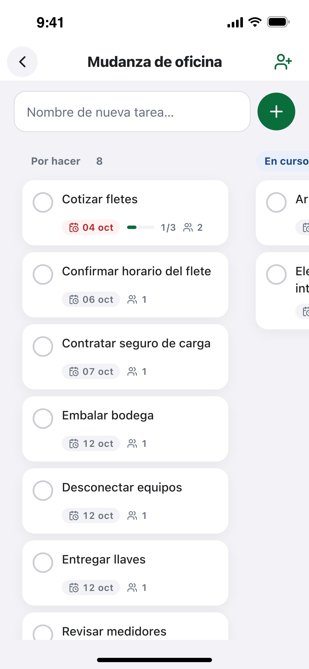 Captura 3 de 4 de Toki Tareas